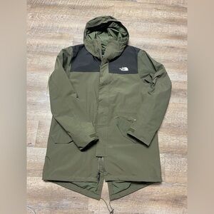 The North Face Men's Green and Black coat
